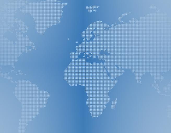 Map of the globe