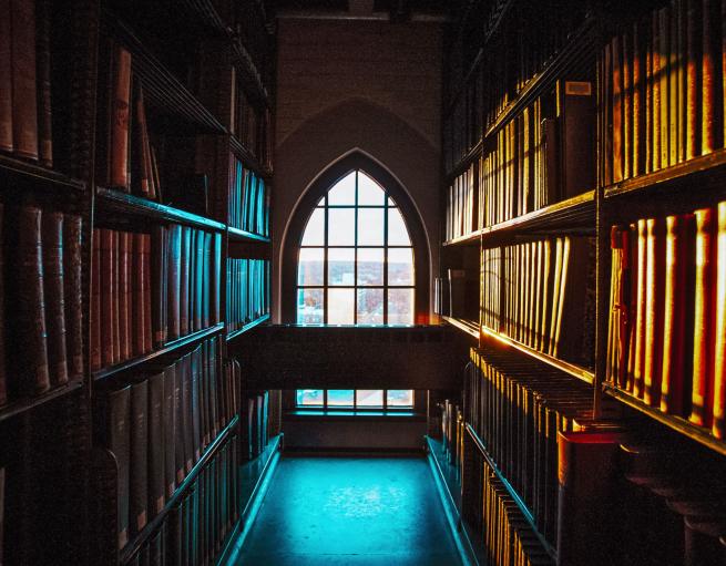 Stacks in Sterling Memorial Library