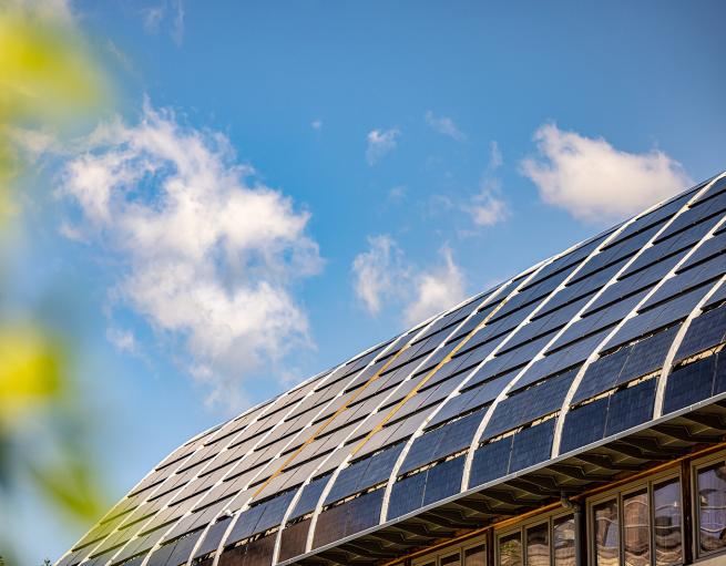 Kroon Hall solar panels