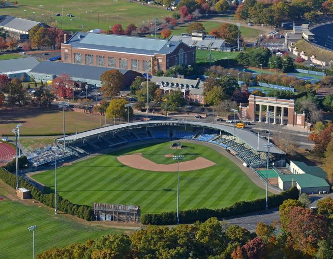 Aerial view of George H.W. Bush ’48 Field