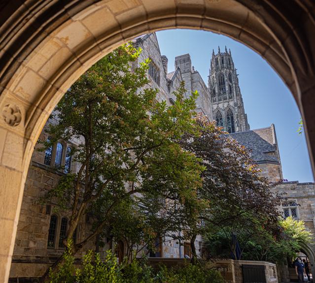 View of Harkness Tower