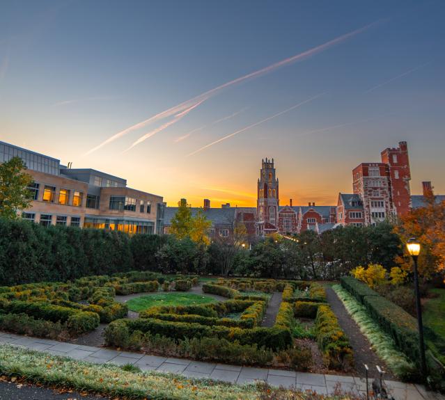 Yale campus background