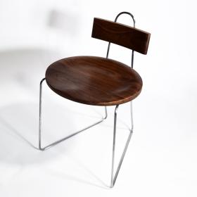 A chair designed by Claudia Carle.