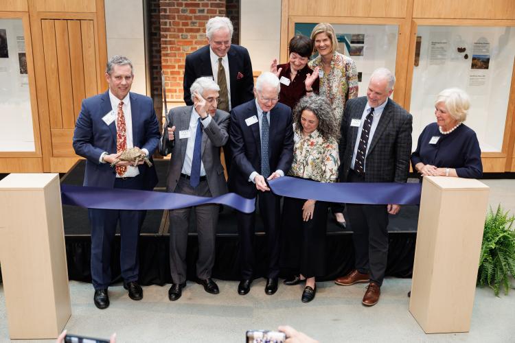 Yale Peabody Museum ribbon cutting