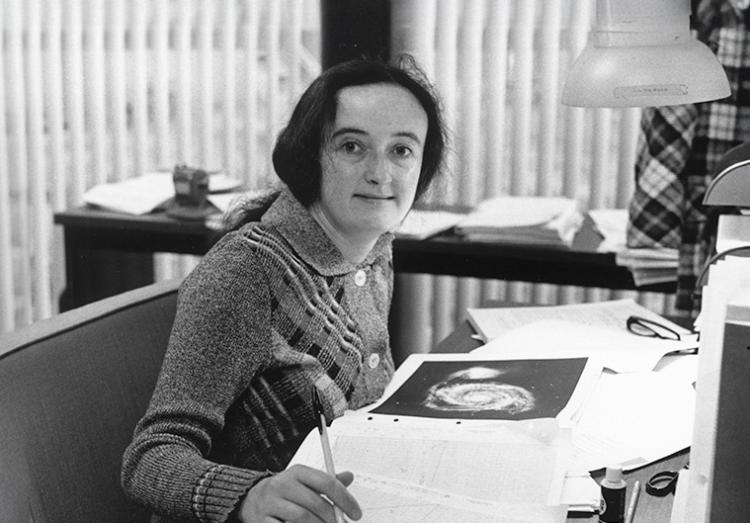Beatrice Tinsley at Yale in 1976.