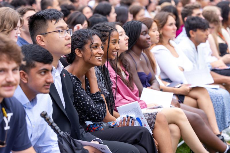 Students at Cross Campus
